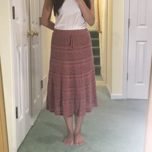 Maje Crochet Skirt